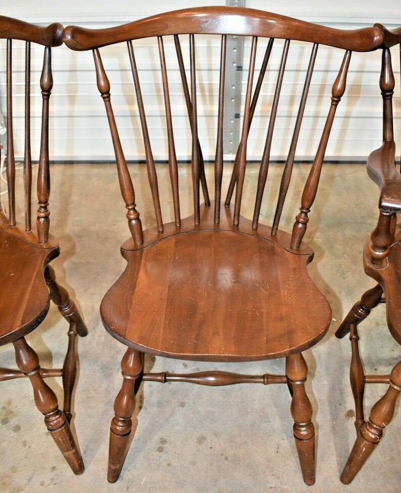 PA House Windsor Dining Chairs set of 4 Etsy