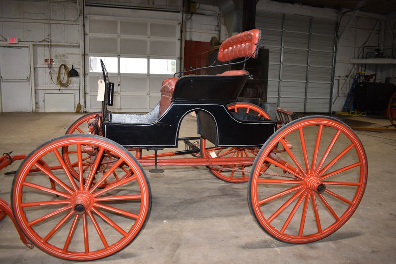 Restored Antique Pony Runabout Horse Drawn Carriage Buggy Etsy