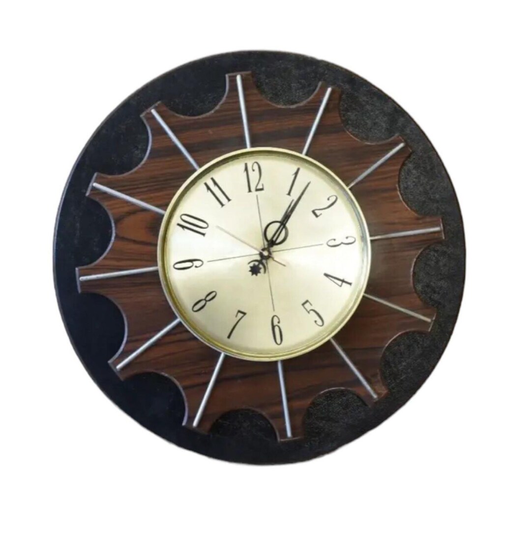 Mid-century MODERN　掛け時計　ビンテージ　ミッドセンチュリー ミッドセンチュリーモダンヴィンテージ壁掛け時計 - Etsy 日本