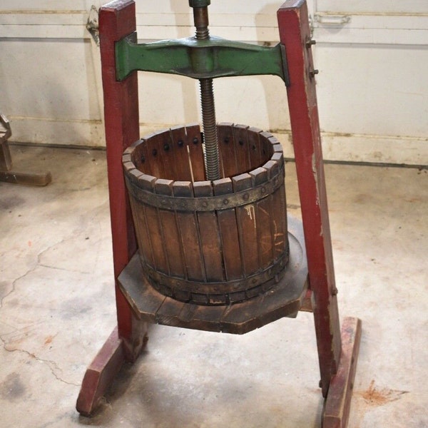 Antique Wine Press Etsy