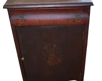 Antique Mahogany Music Cabinet