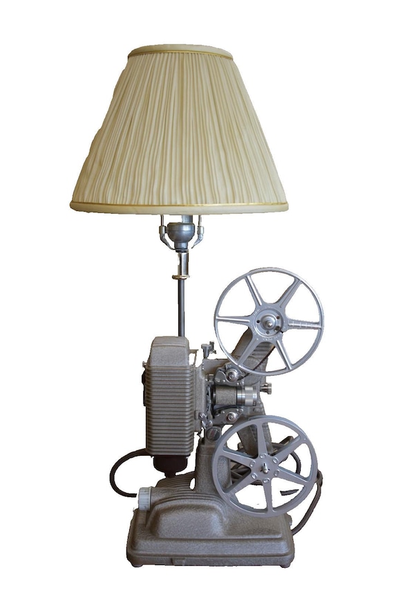 Vintage 1950's Revere Model 85 8mm Film Projector Table Lamp Movie Decor Light