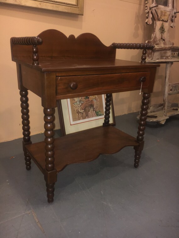Antique Restored Jenny Lind Style Washstand Table Vintage Etsy