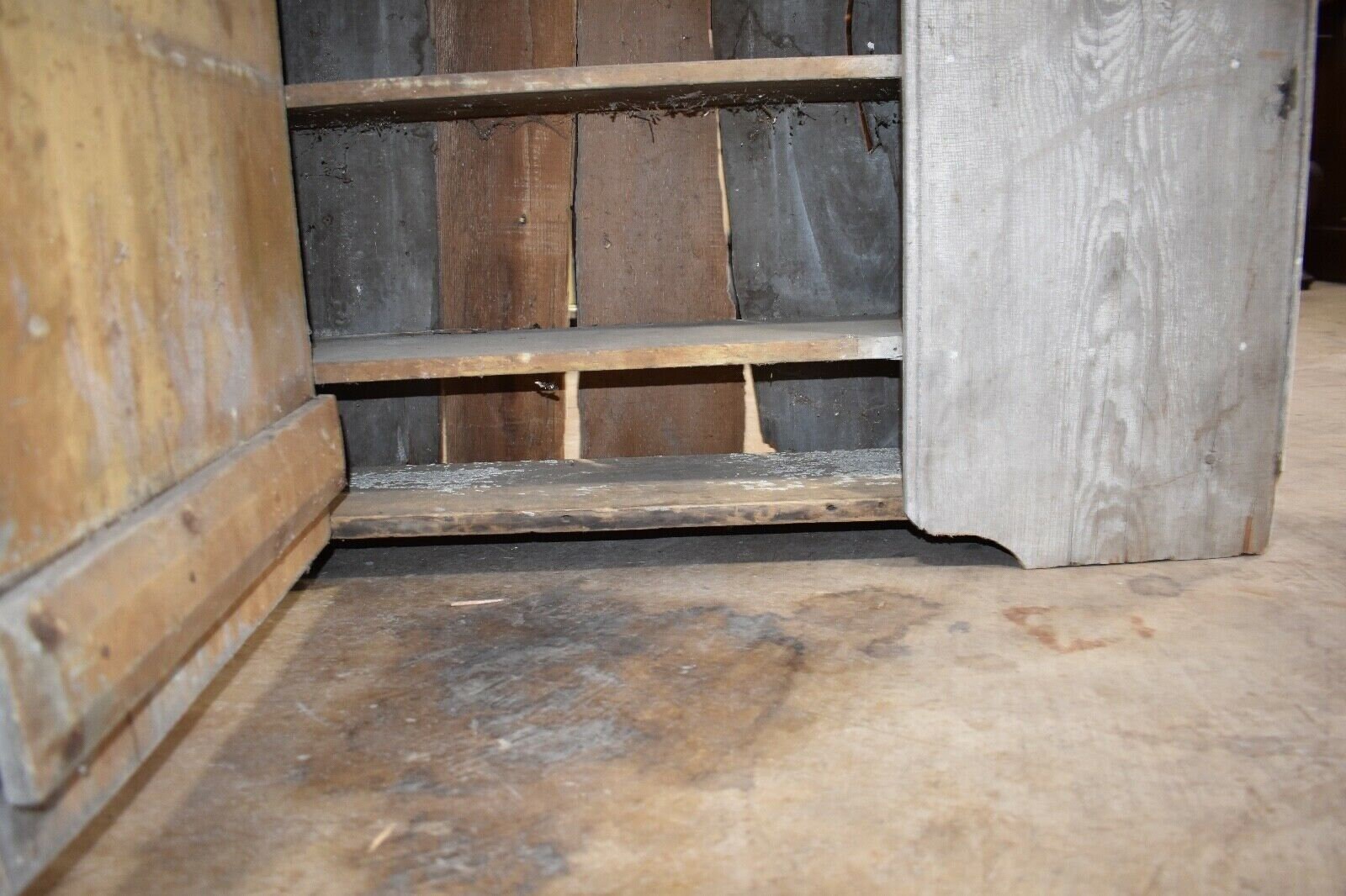 Armario climatizado Shabby Chic Primitive 1800 Gabinete Gris | Etsy