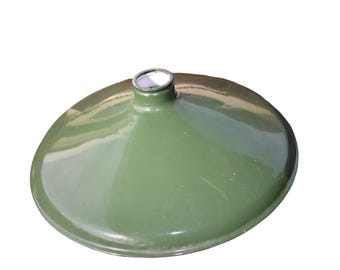 Antique Green Enamel Commercial Industrial Metal Shade