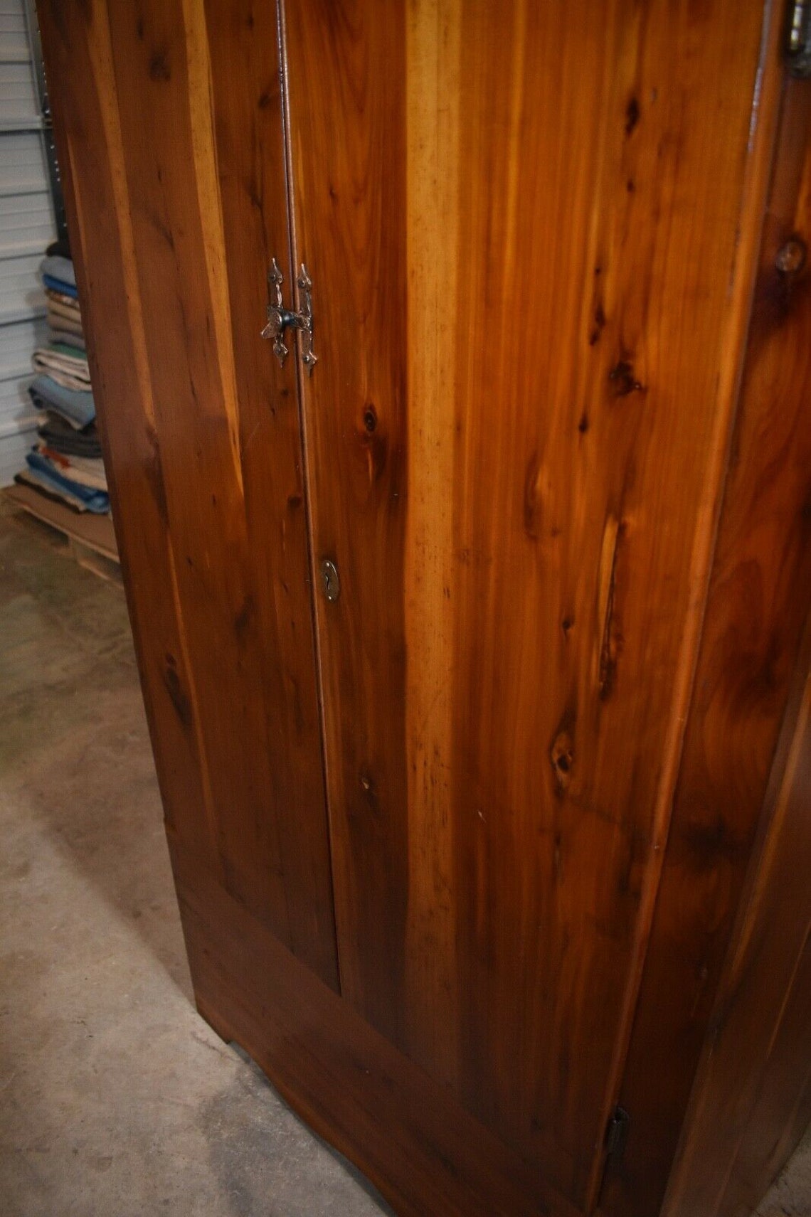 Antique Solid Red Cedar Wardrobe Closet Armoire by Eagle Etsy