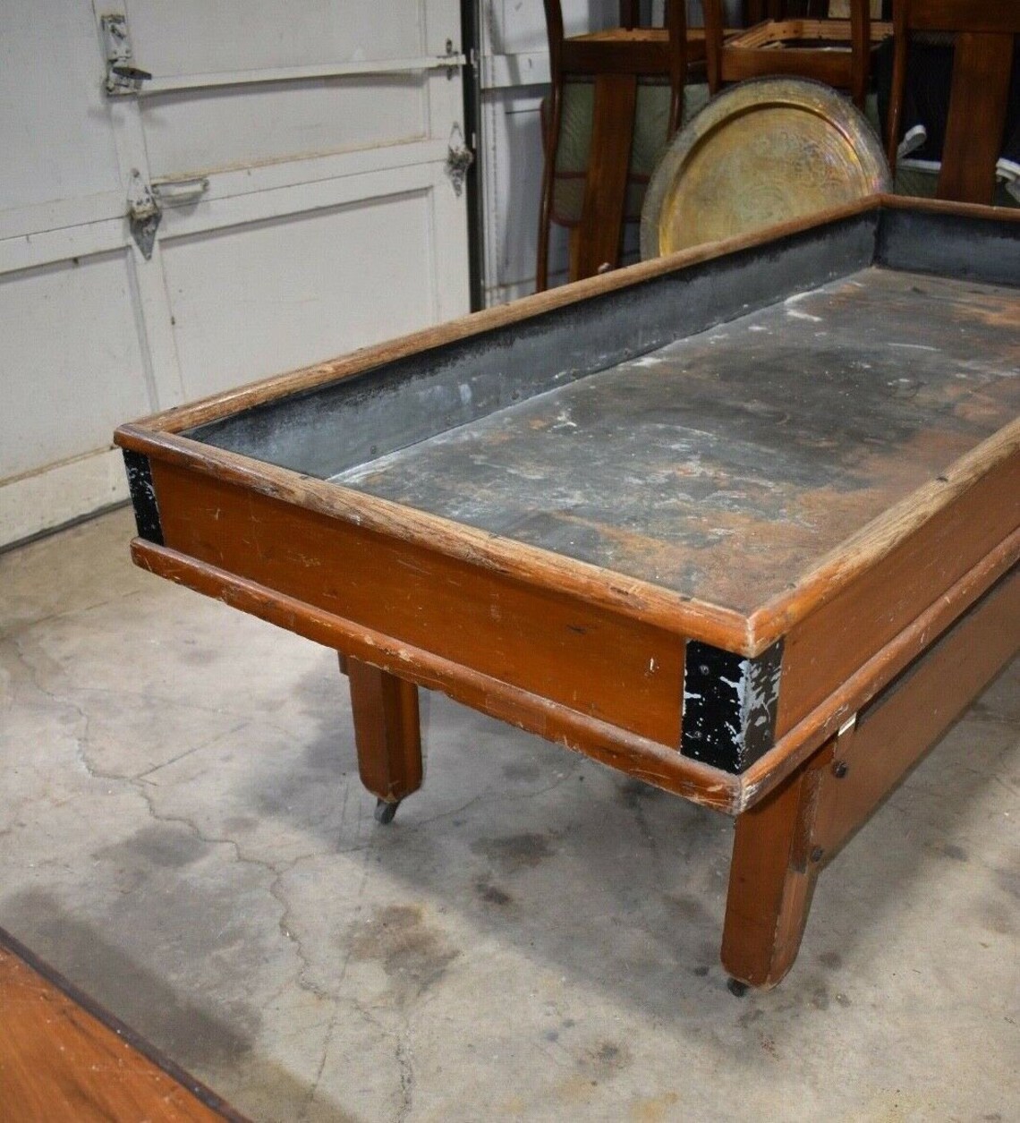 Antique Rolling Gardner's Potting Table Bench Etsy