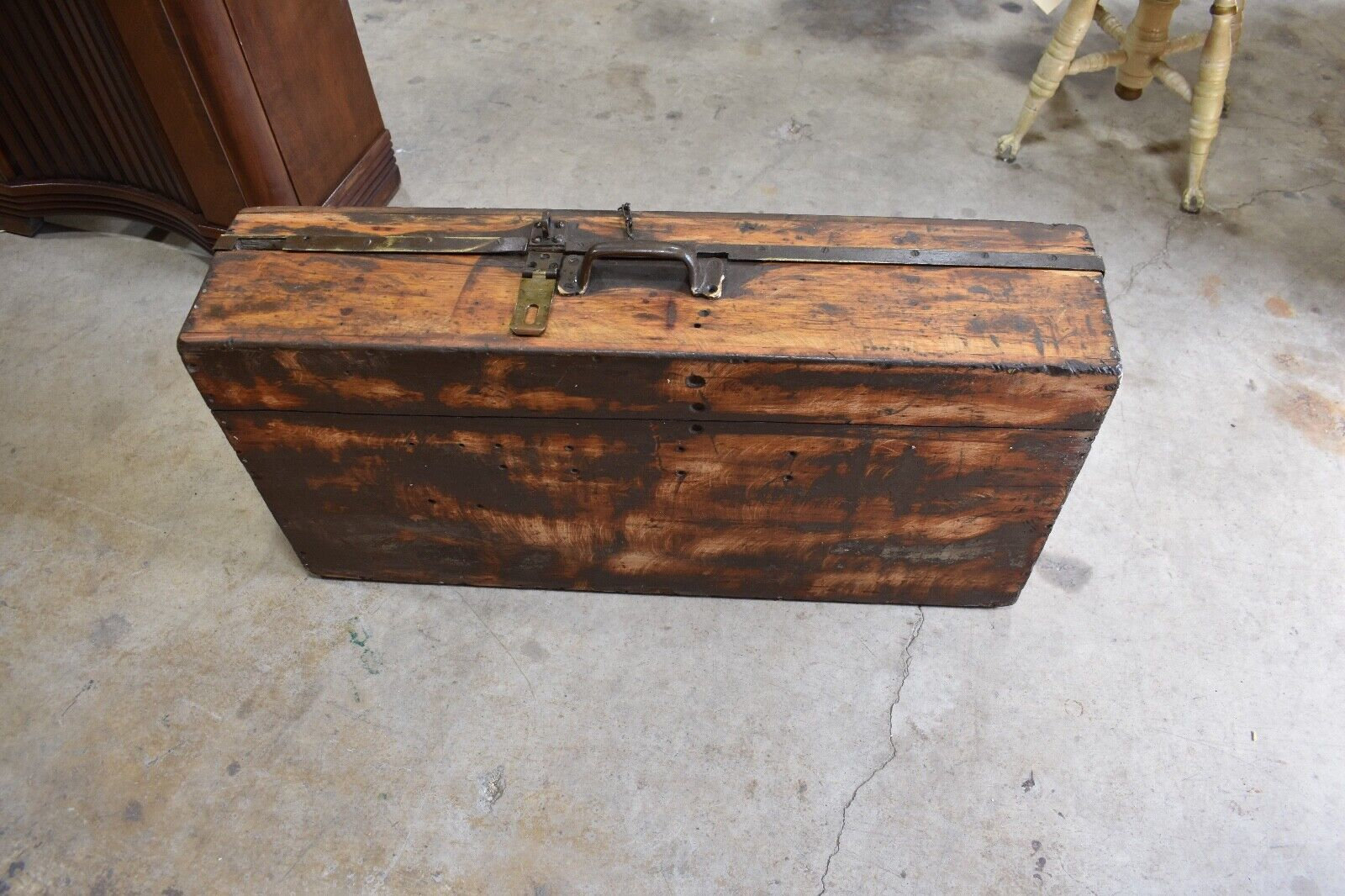 Vintage Wooden Tool Chest 