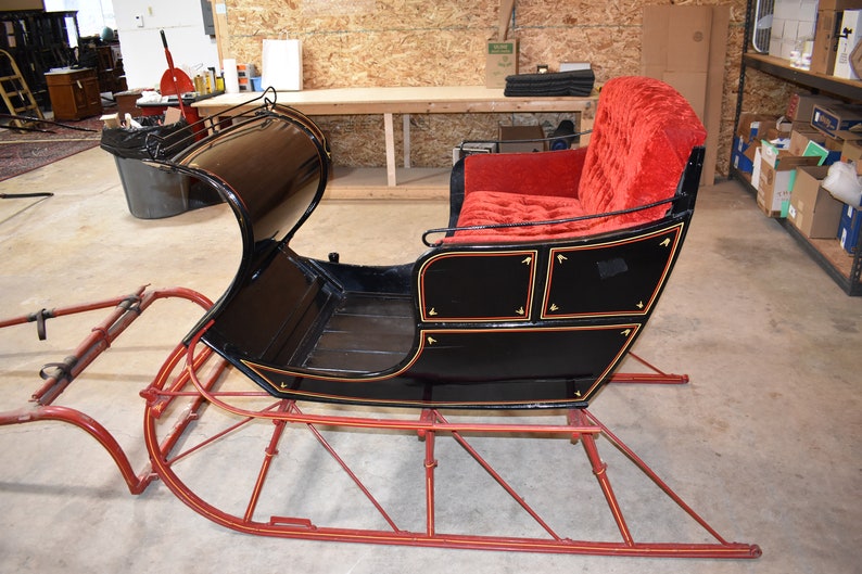 Restored Antique Portland Cutter Sleigh Horse Drawn Sled & Etsy