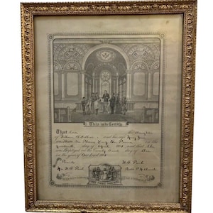 19e-eeuwse antieke geboorteakte 1903 Dolbeerfamilie