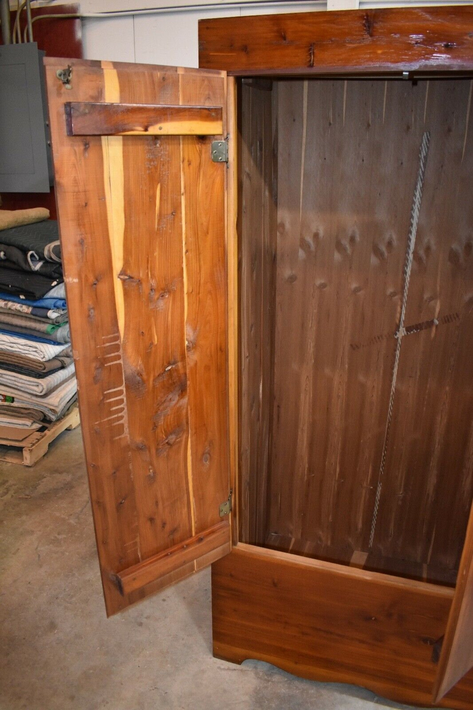 Antique Solid Red Cedar Wardrobe Closet Armoire by Eagle Etsy