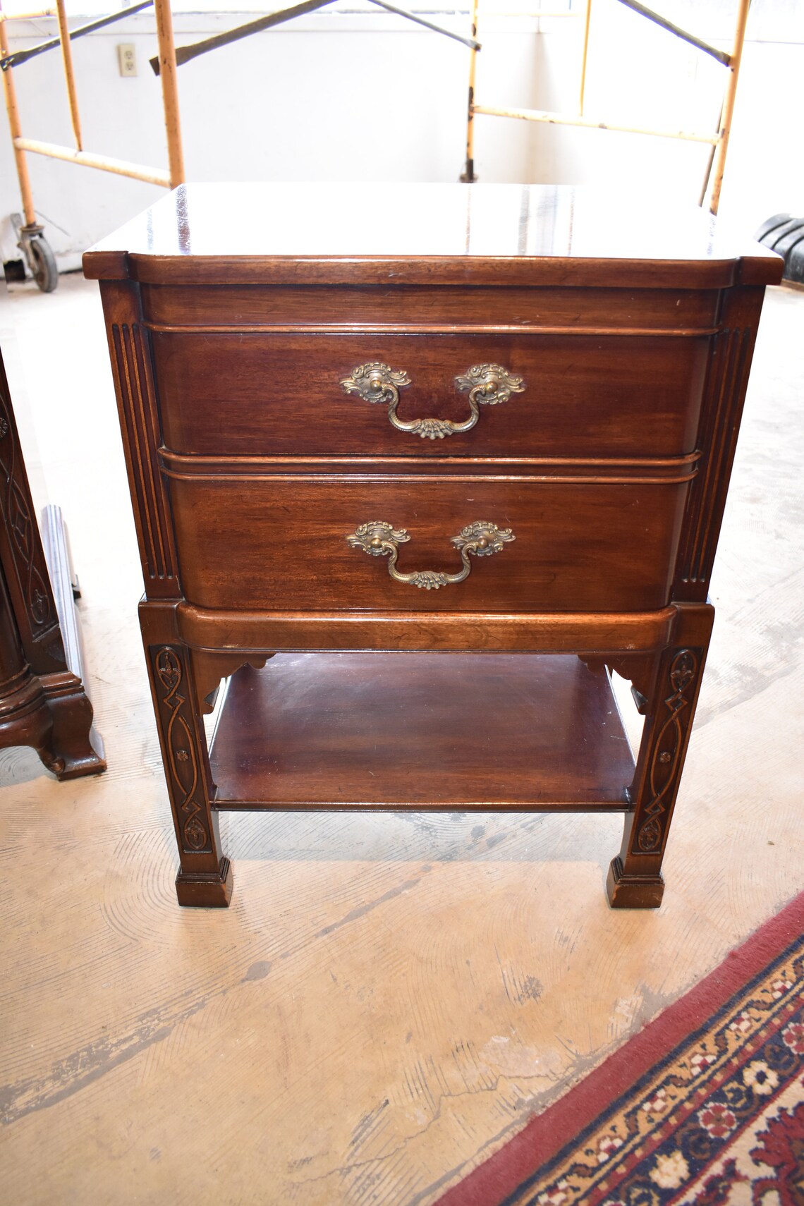 Antique Bedroom set Solid Mahogany Galleries Etsy