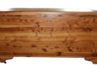 Restored Vintage Cedar Hope Chest Blanket Trunk West Branch PA Coffee Table