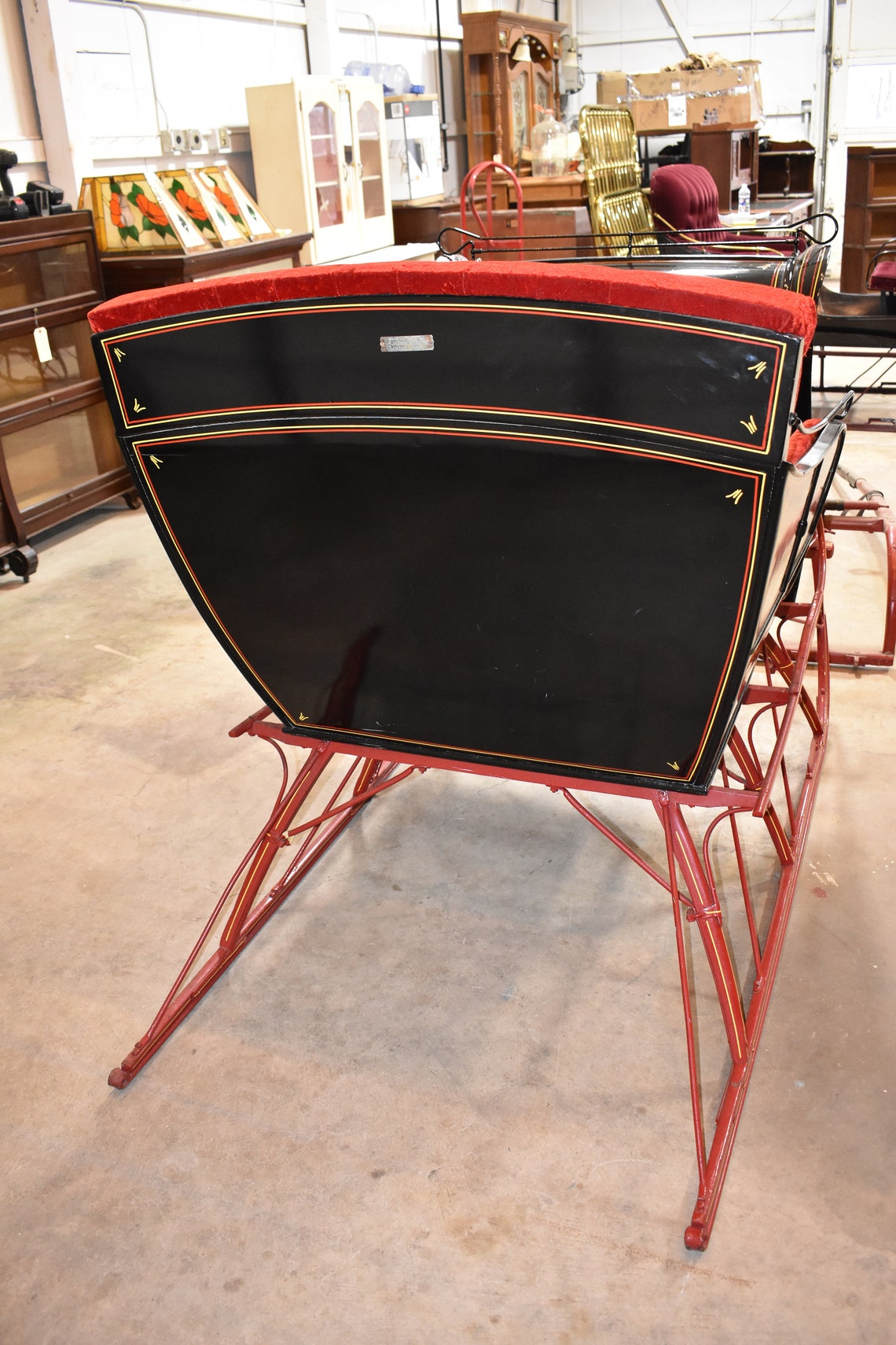 Restored Antique Portland Cutter Sleigh Horse Drawn Sled & Etsy