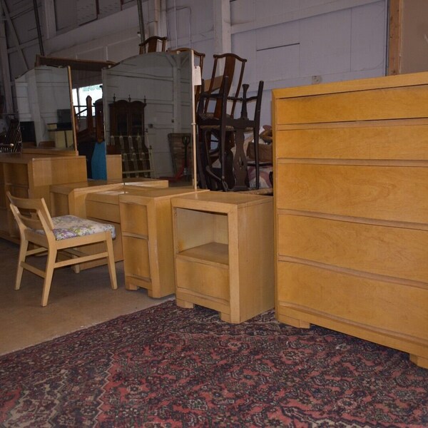 Vintage Blonde Furniture Etsy