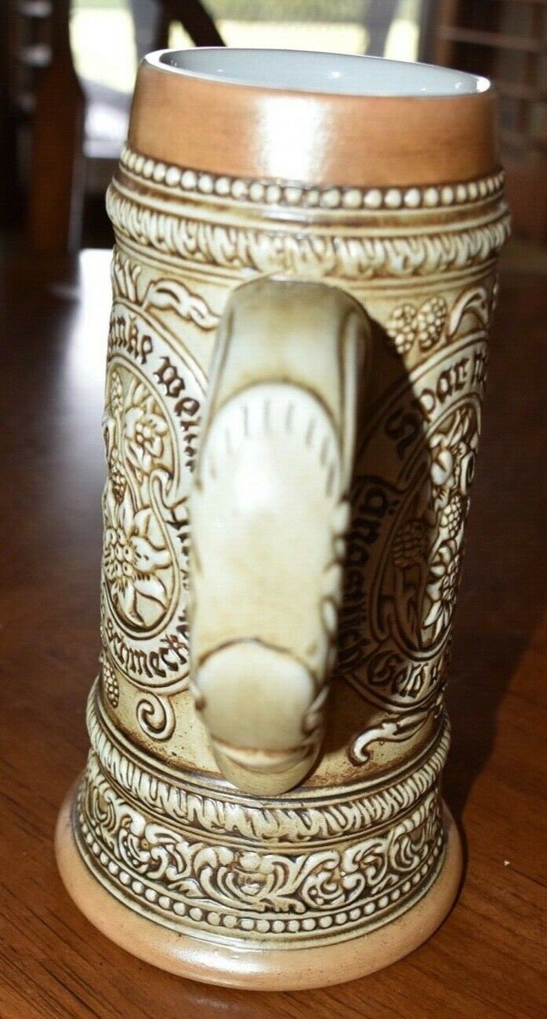 Vintage Beer Stein Made in Brazil Ceramarte Etsy
