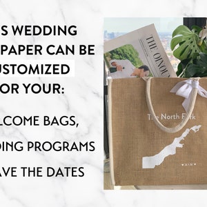 Wedding Newspaper Template Wedding Digital Download Wedding Program Save The Date Simple Wedding Creative Bride image 2