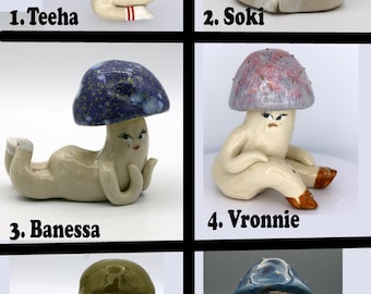 MADE TO ORDER My Mushroom Girl