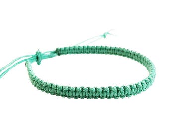 Macrame Bracelet, Miss You Gift, Boho Bracelet, Hand Knotted Bracelet, Wax Cord Bracelet, Custom Friendship Bracelet, Best Friend Gift