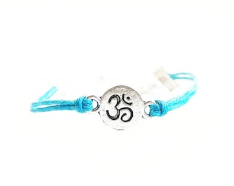 Om Bracelet, Small Gift for Friends, Yoga Bracelet, Om Charm Bracelet, Friendship Bracelet, Gifts For Girls Bracelet, Meditation Jewelry