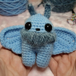 PATTERN ONLY! Moth and Mothman Crochet Pattern, Strawberry Moth, PDF digital download, amigurumi