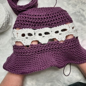 PATTERN ONLY! Skull Bucket Hat Crochet Pattern, PDF download pattern only
