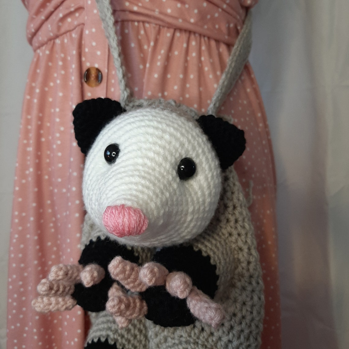 PDF PATTERN Crochet Opossum Bag Pattern Digital Download Etsy Australia