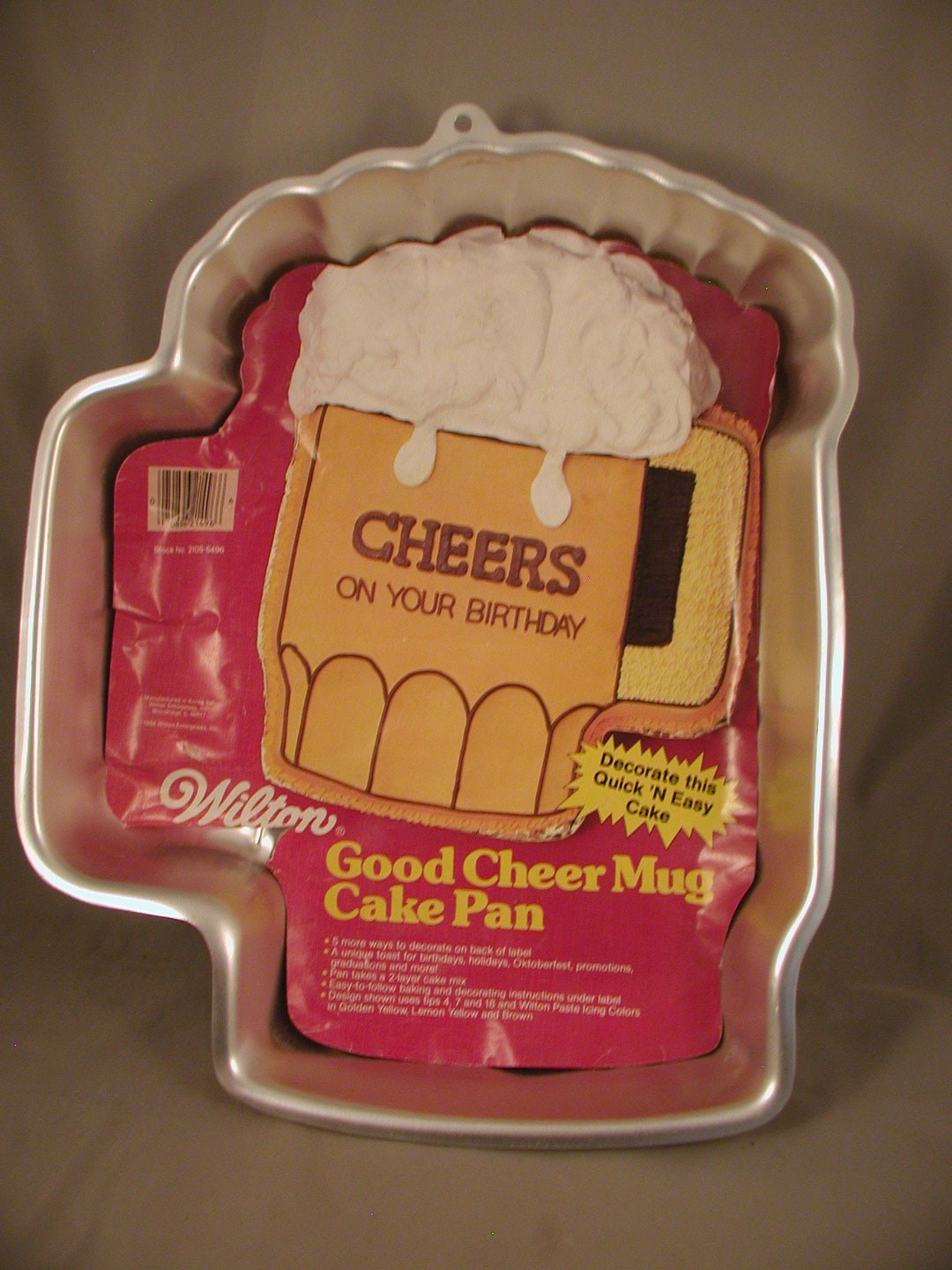 Wilton CHEERS Good Cheer Mug Cake Pan With Insert 1984 Etsy