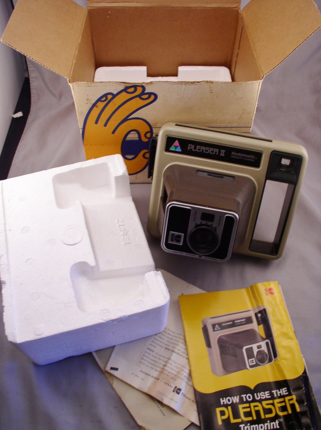 Vintage Kodak PLEASER Trimprint Instant Camera Still in Box