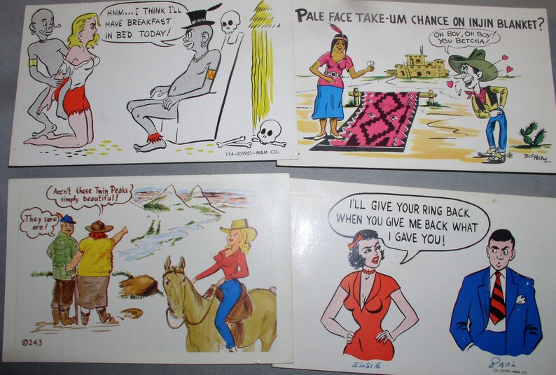 Most Risque By Decade Lot of 20 Vintage RISQUE 1940s Humorous Post Cards - Most Unused - Etsy