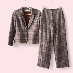 1970s Young Pendleton Wool Plaid Suit