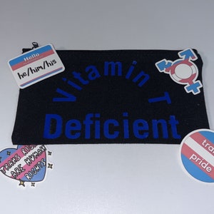 Testosterone hrt Bag, Transgender FTM, LGBTQ, FTM, Testosterone Travel Case, Transition Gift, Testosterone Storage, Trans Ftm
