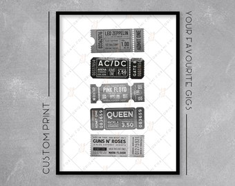 DIGITAL FILE ACDC Ticket Stub Poster Artwork - Etsy