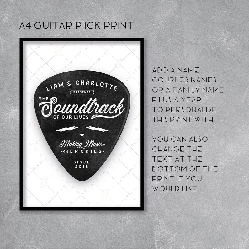 Custom Music Gallery Wall Print Bundle Personalised Prints Etsy UK