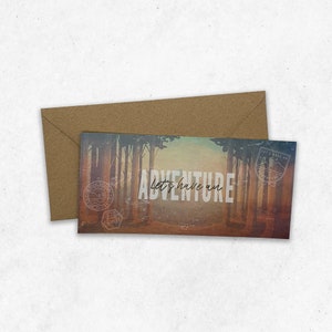 Scratch Reveal Adventure / Holiday / Road Trip Ticket DIY Surprise Gift Card Surprise Trip image 2