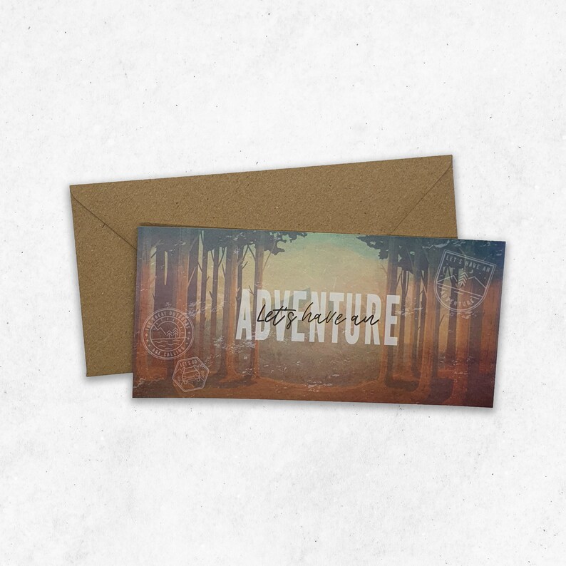 Scratch Reveal Adventure / Holiday / Road Trip Ticket DIY Surprise Gift Card Surprise Trip image 2