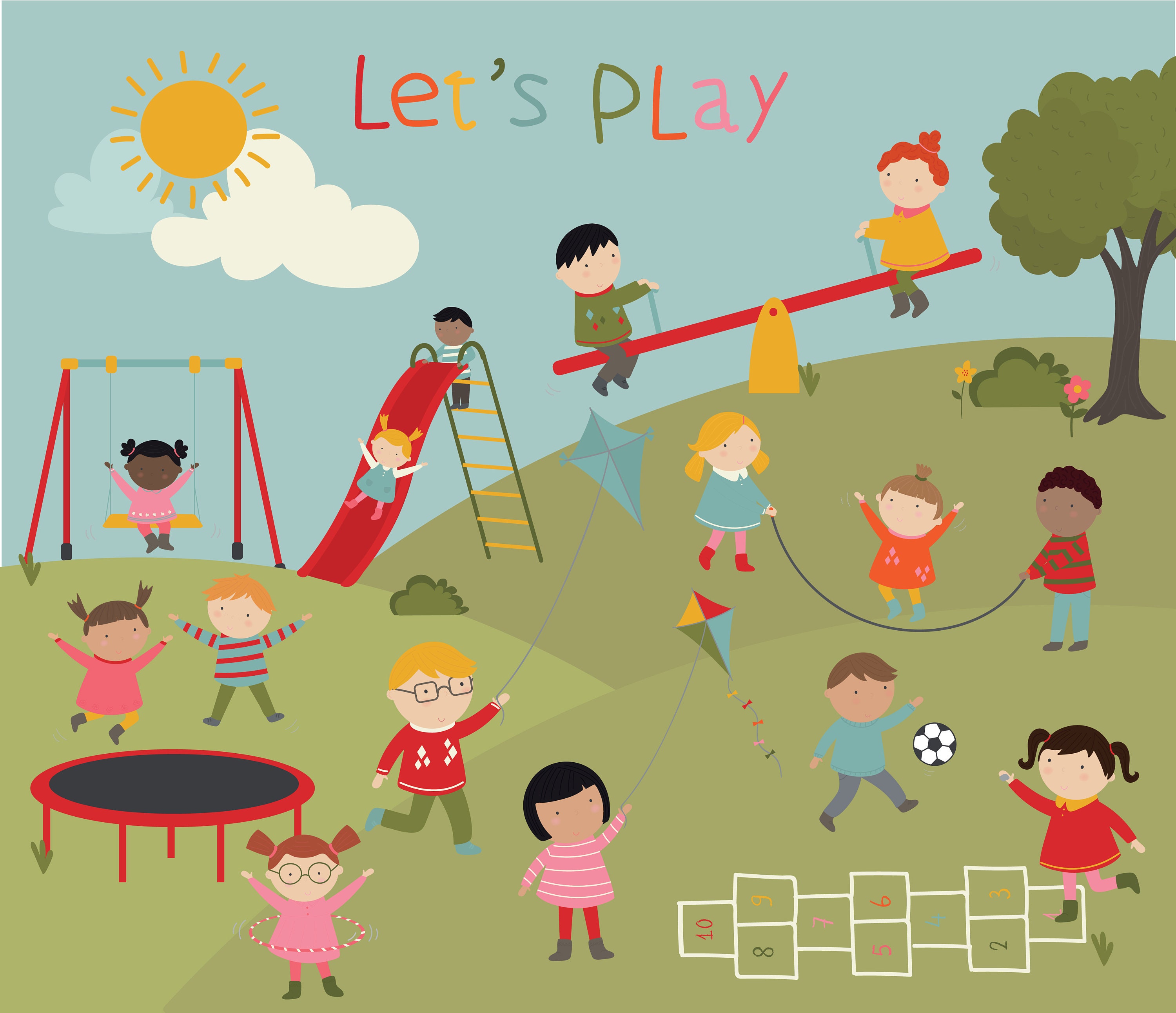 Kids Playtime Clipart