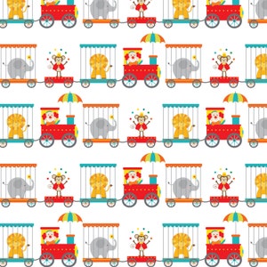Circus,clowns,circus Train,printable Digital Paper Pack - Etsy