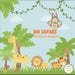 On safari, jungle animal, printable digital clipart set