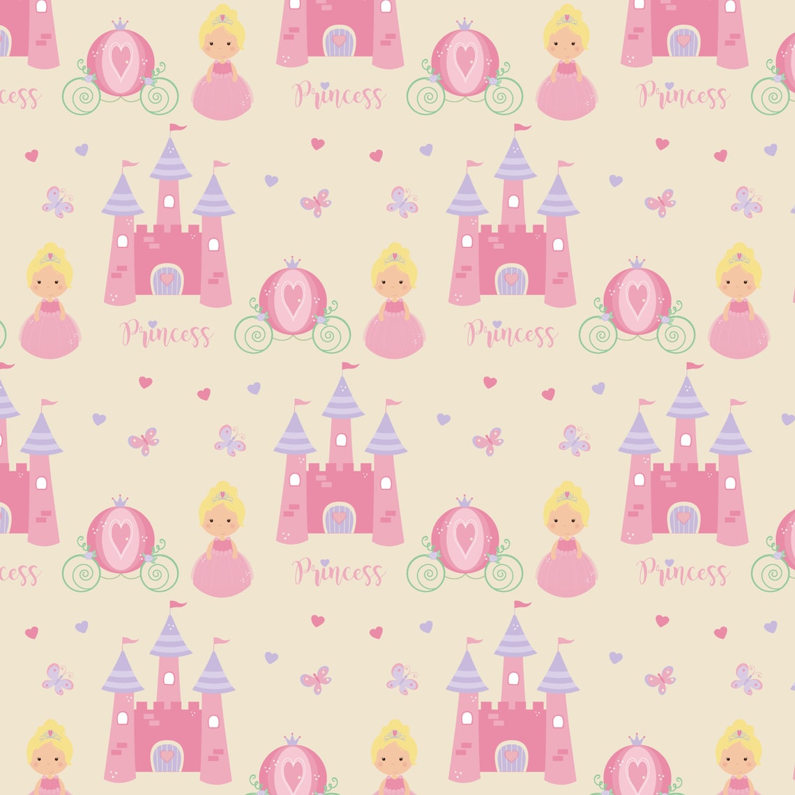 Princess Mini Set Printable Digital Clipart and Paper Pack. - Etsy