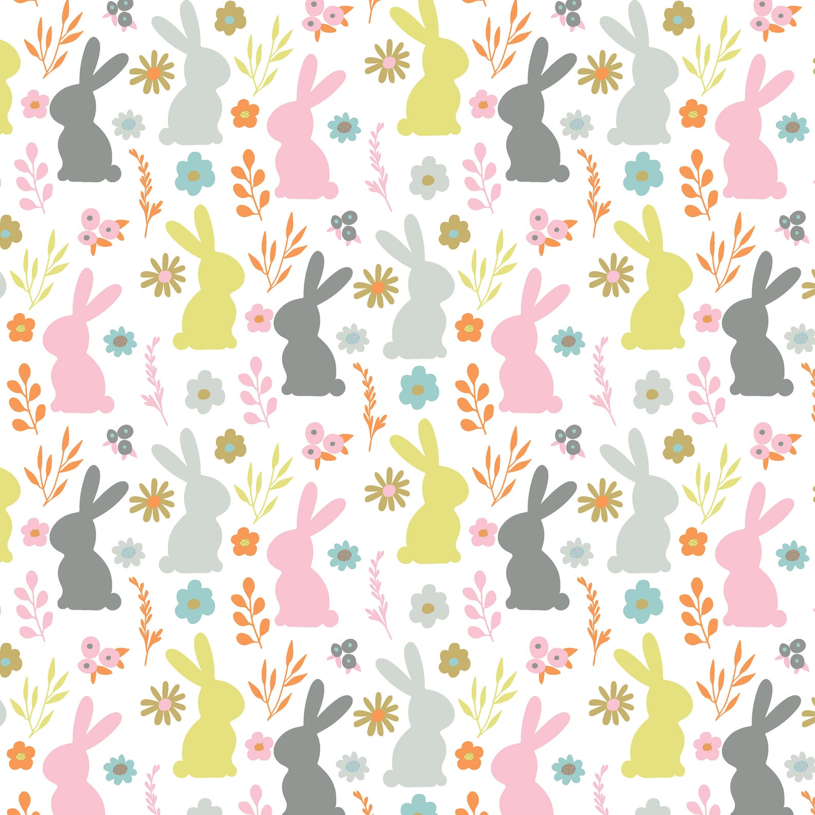 Easter Time, Digital Paper Pack - Etsy