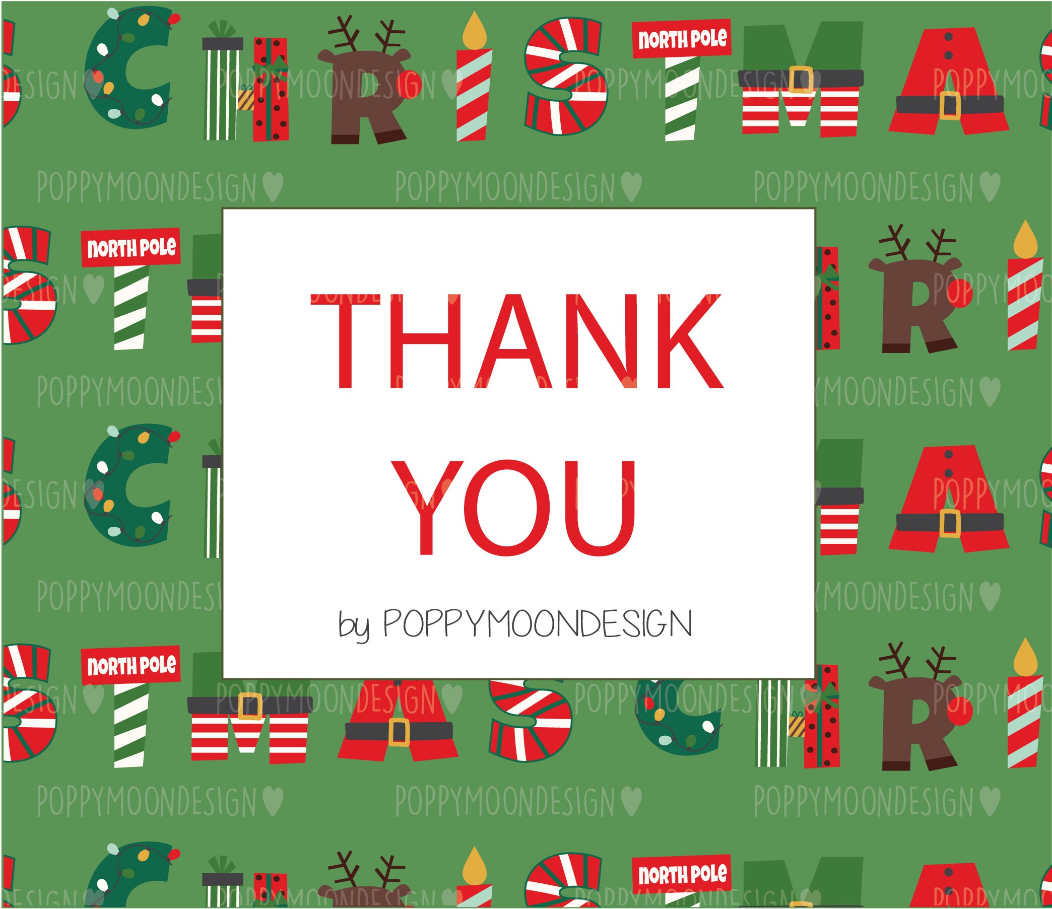Holiday Alphabet, Festive Letters, Digital Printable Clipart