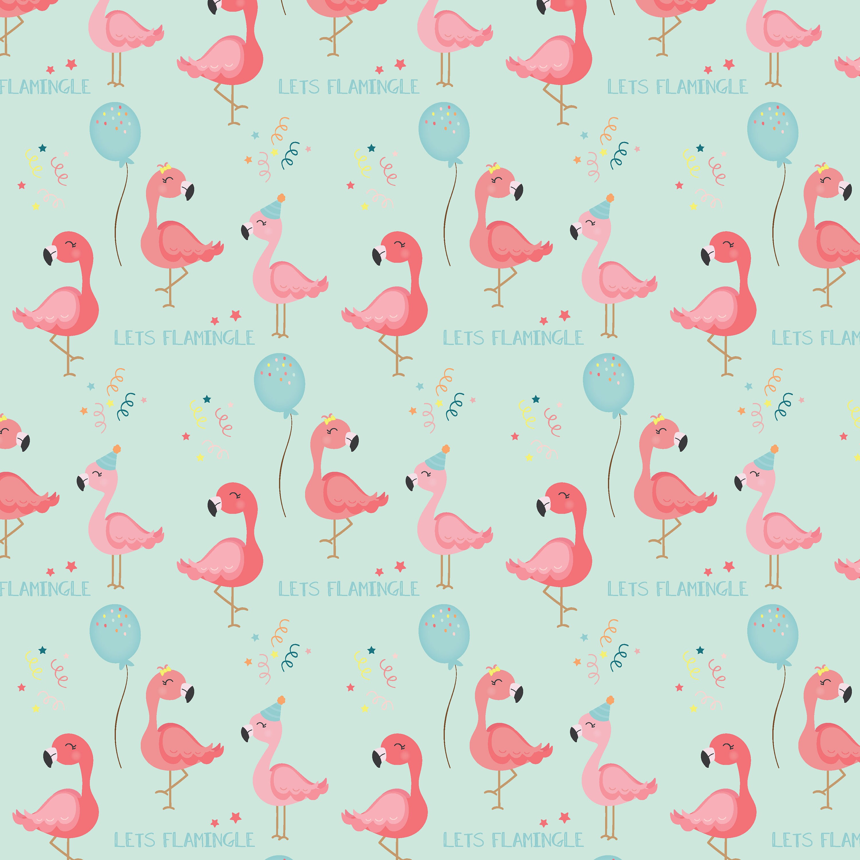 Flamingo Party Lets Flamingle Printable Digital Clipart and - Etsy UK