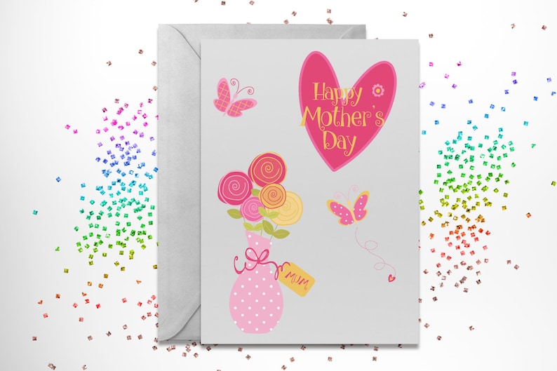 Mothers day sweet pinks digital printable clipart special mum