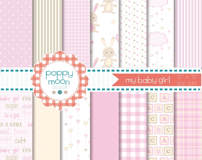 Pastel Colors Digital Background Papers, Light Pastel Colors ...