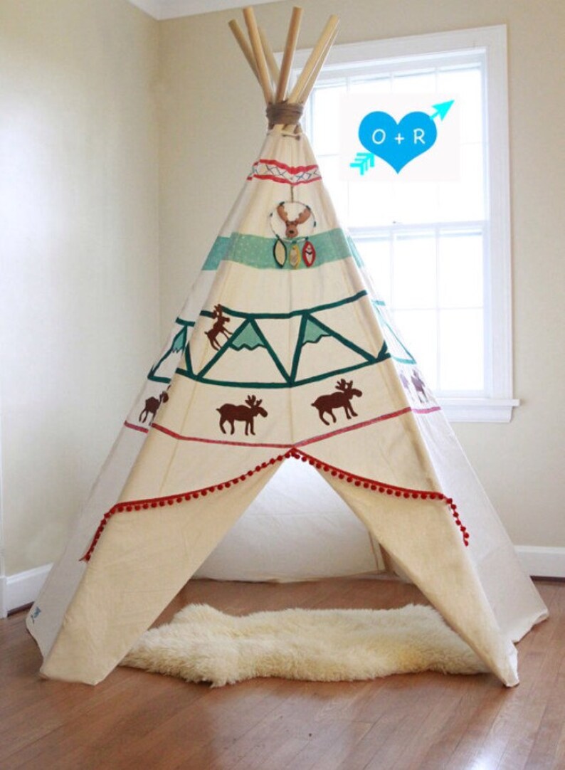Hand painted teepee cover only Etsy