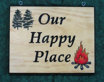 RV camping sign