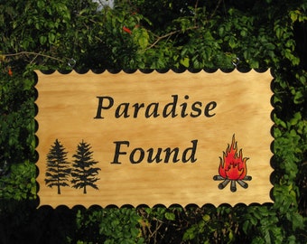 RV Camping Sign