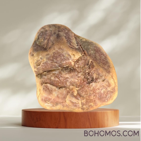 Lightly Tumbled Purple Quartzite Crystal - Natural Stone