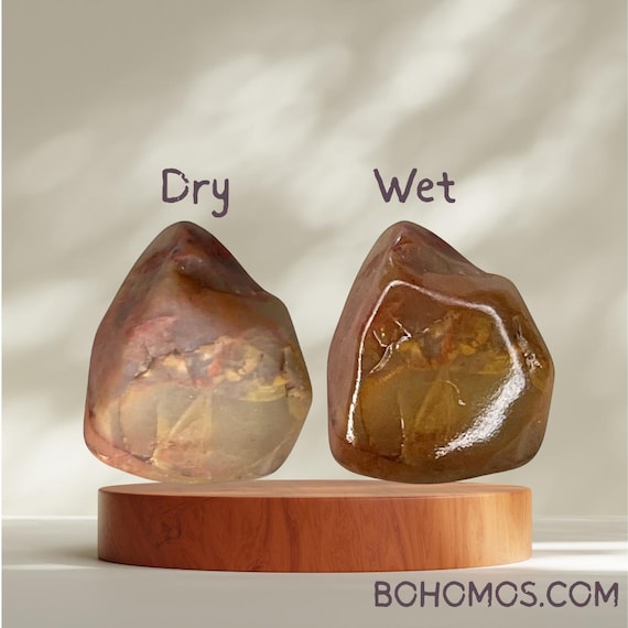 Lightly Tumbled Lake Superior-type Red Agate (Chert Nodule) - Natural Stone - Courage, Strength, Protection